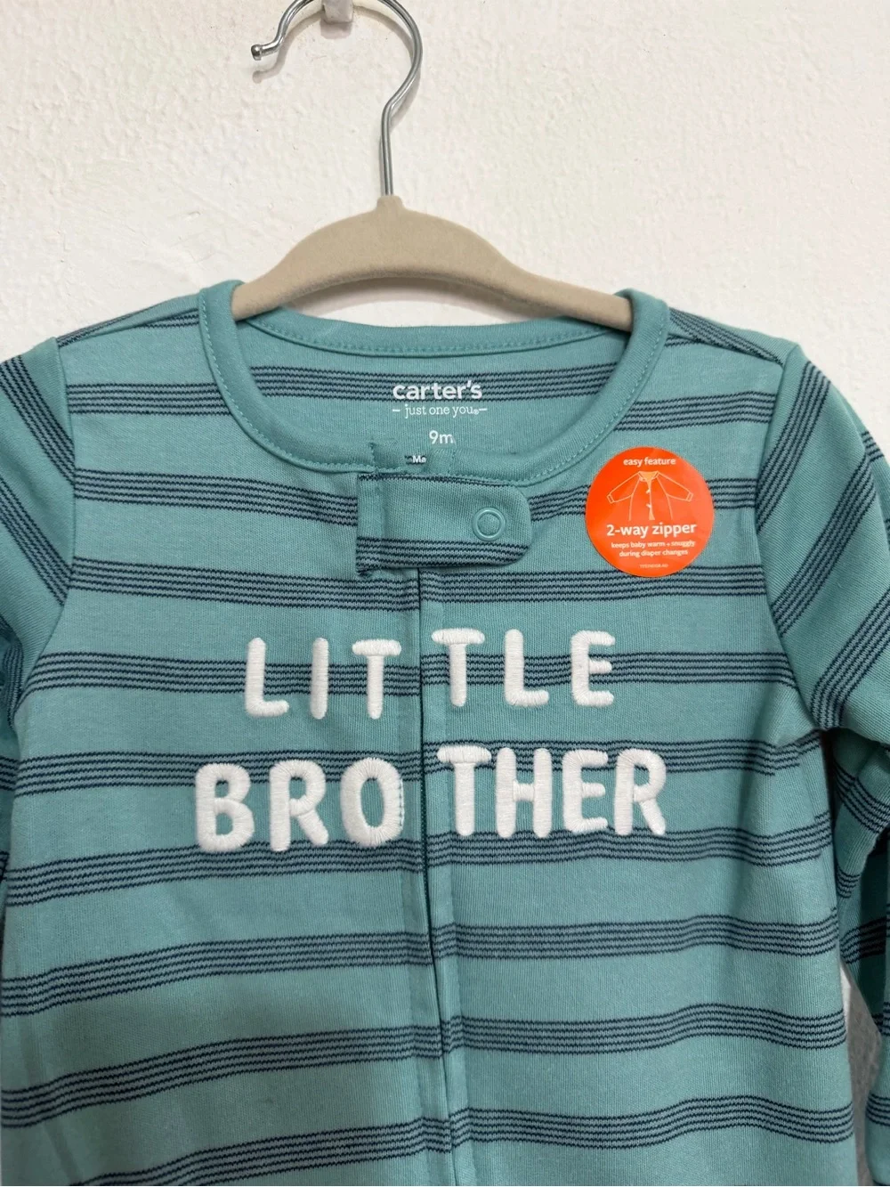 Carter's Teal and Navy Striped 